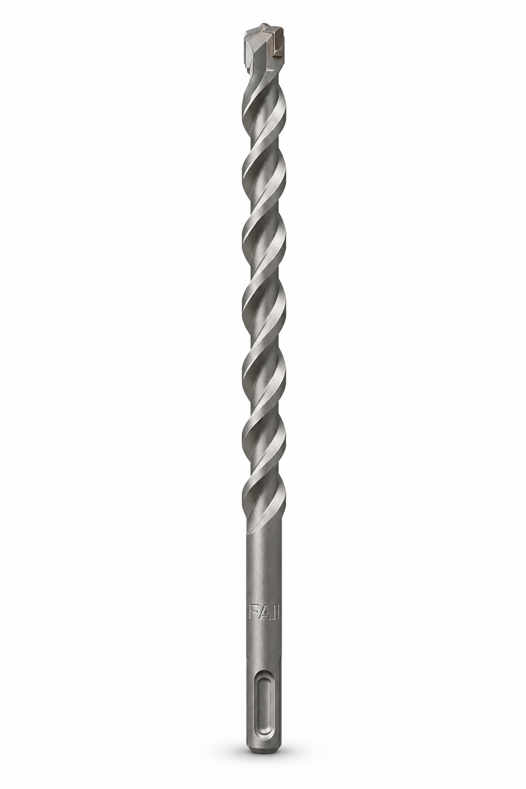 SDS Plus Masonry Hammer Drill Bit, full-length view showing carbide tip and SDS Plus shank