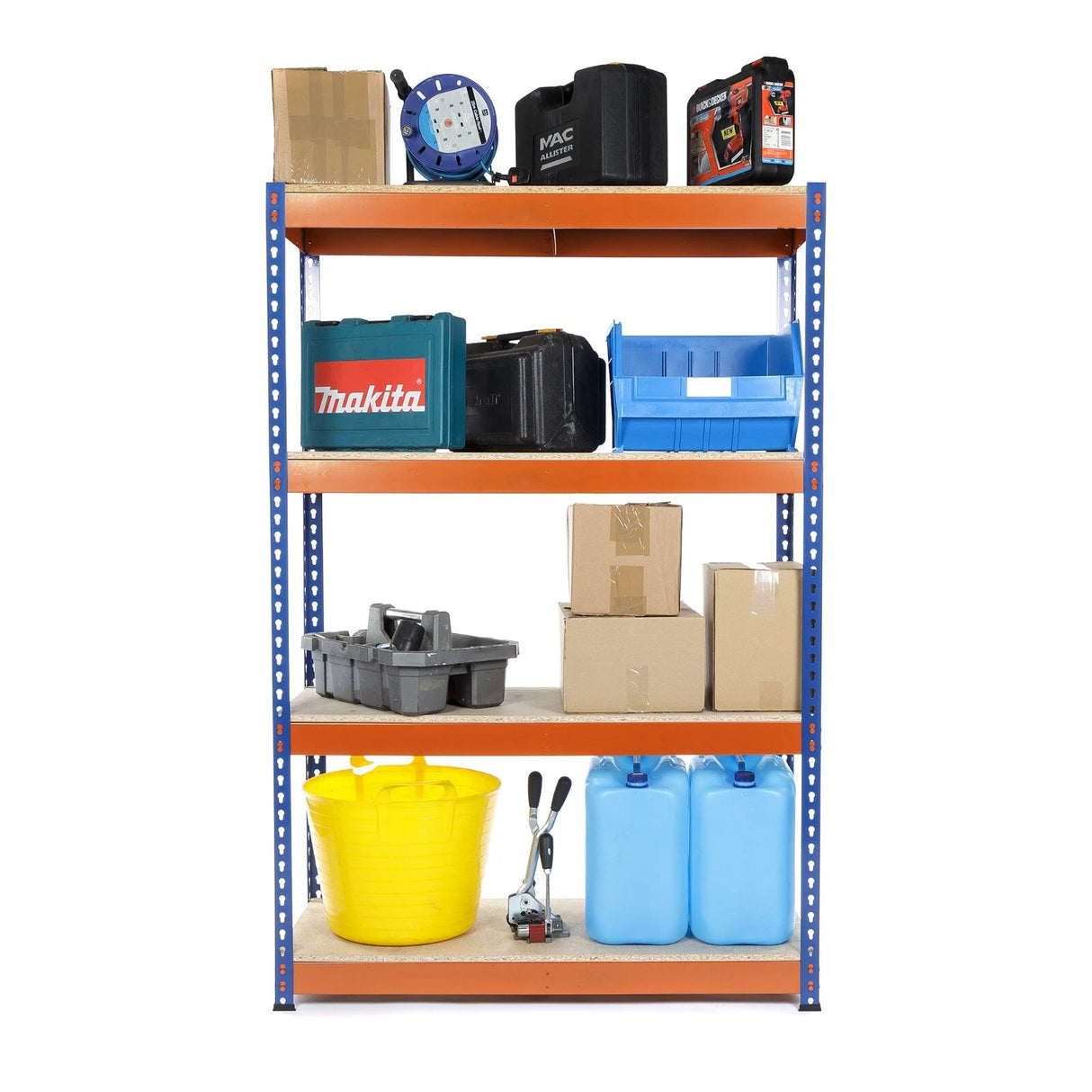 Rack It Stack It Heavy Duty Shelving Unit 120x45x183cm | 400kg Per Shelf