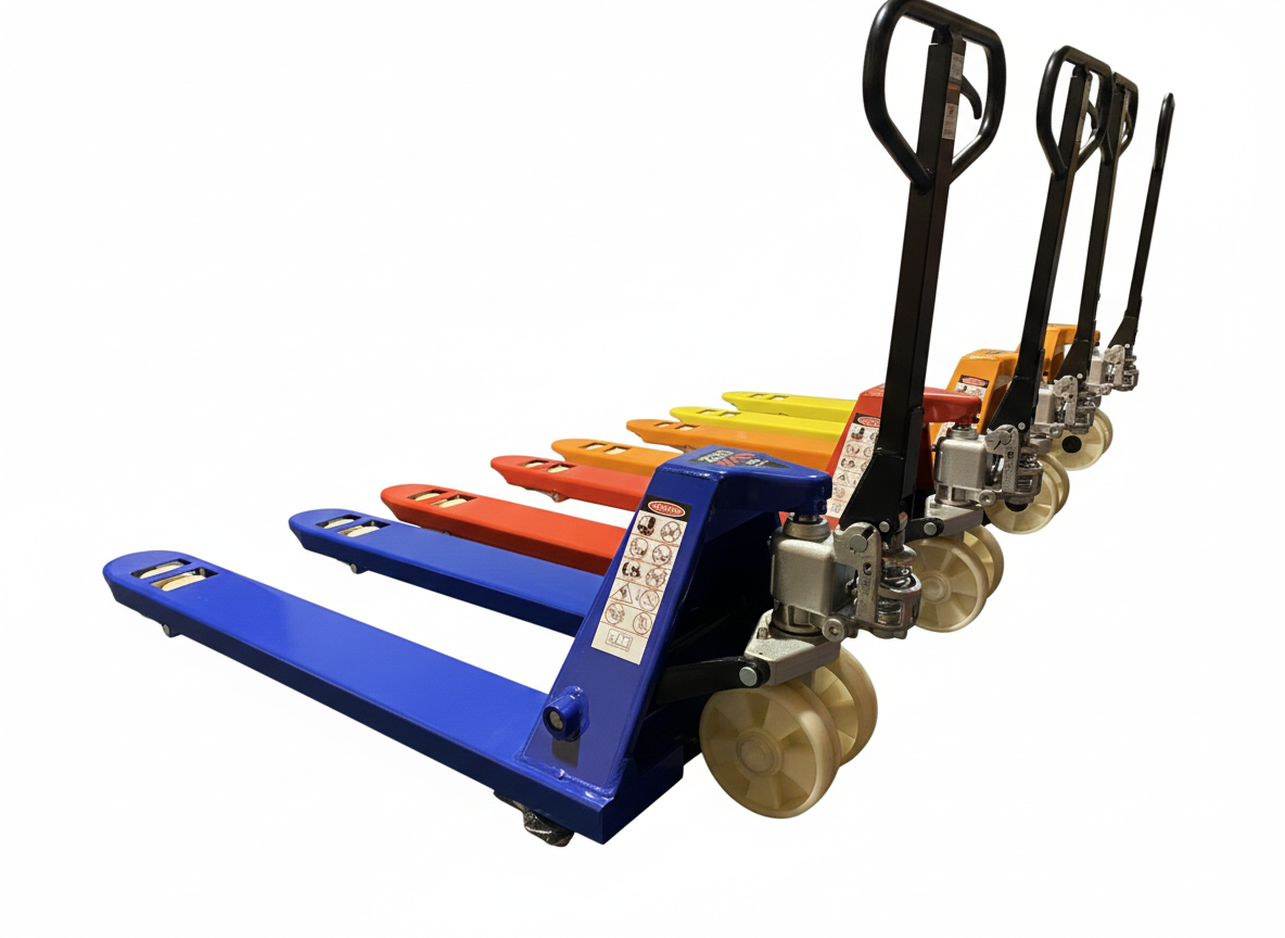Heavy-Duty Manual Pallet Truck – Yellow | 2000kg Load Capacity | Warehouse Hand Pallet Jack