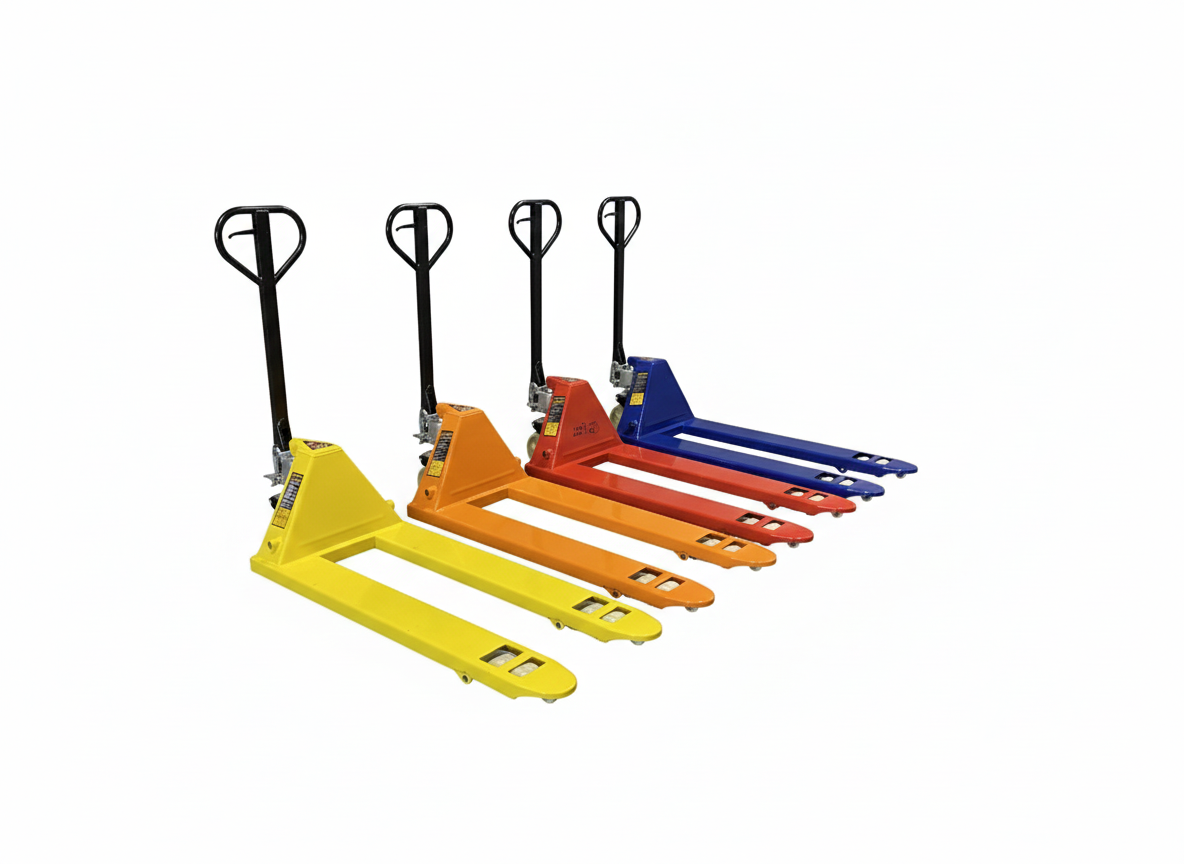 Heavy-Duty Manual Pallet Truck – Red | 2000kg Load Capacity | Warehouse Hand Pallet Jack