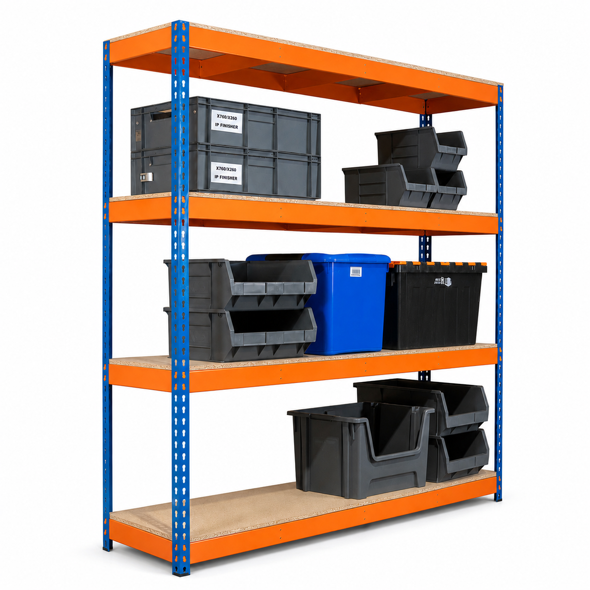 Rack It Stack It Heavy Duty Shelving Unit 180x45x183cm | 400kg Per Shelf