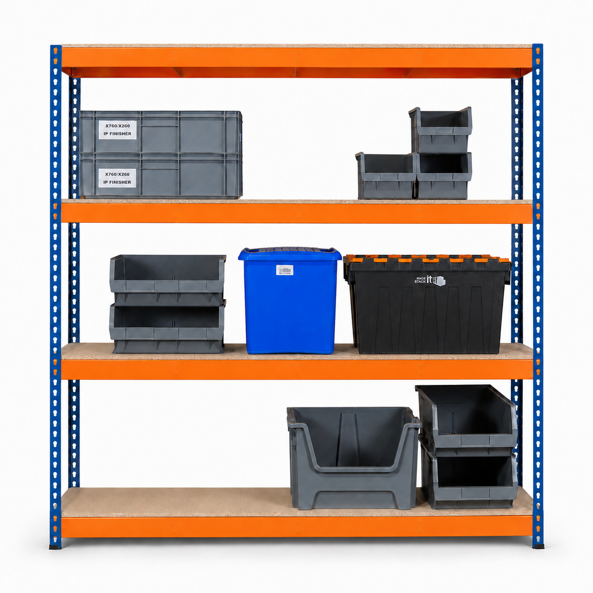 Rack It Stack It Heavy Duty Shelving Unit 180x45x183cm | 400kg Per Shelf