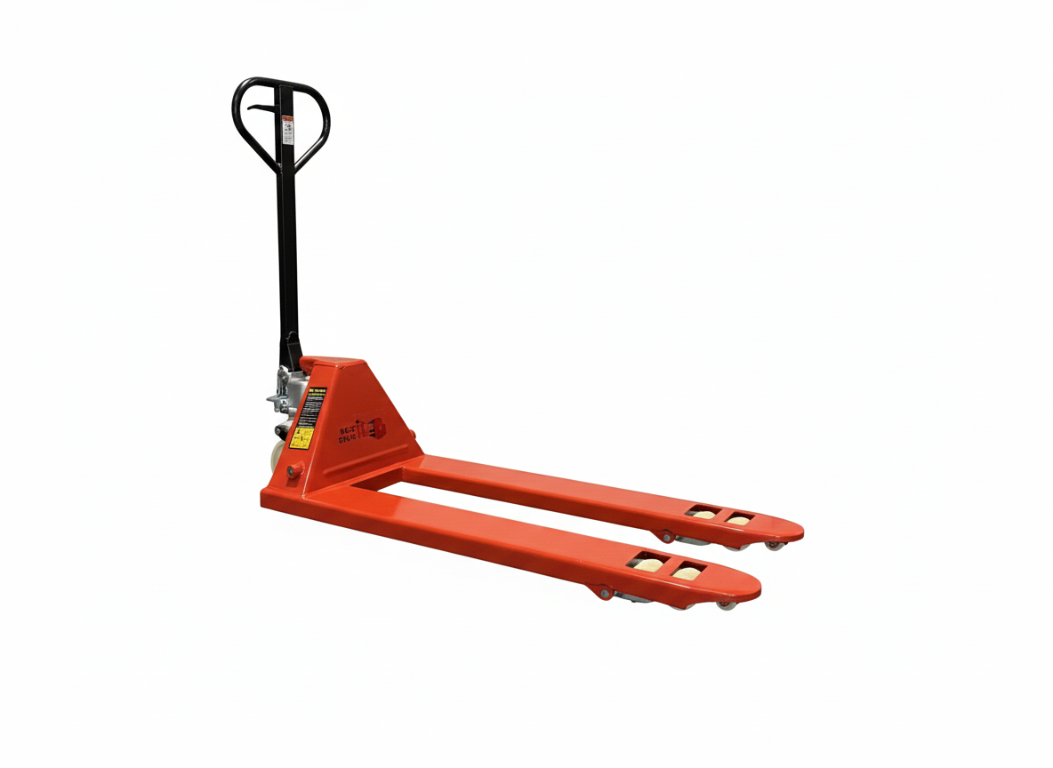 Heavy-Duty Manual Pallet Truck – Red | 2000kg Load Capacity | Warehouse Hand Pallet Jack