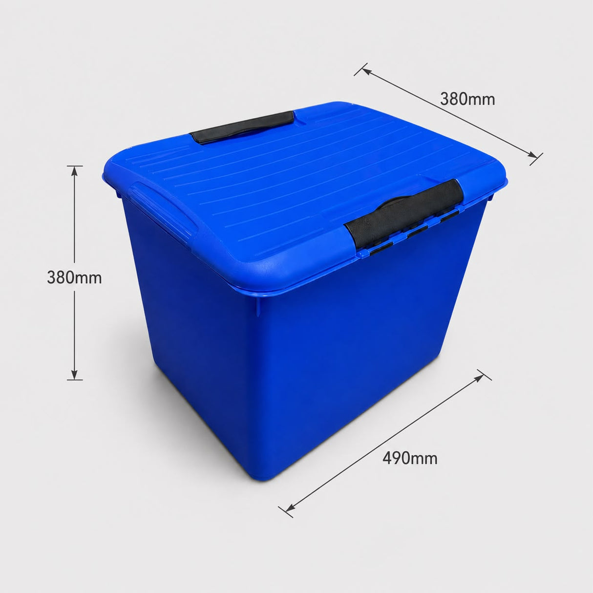 Used Curver 52L Storage Boxes with Clip-Lock Lids | Pack of 5 | Free Delivery