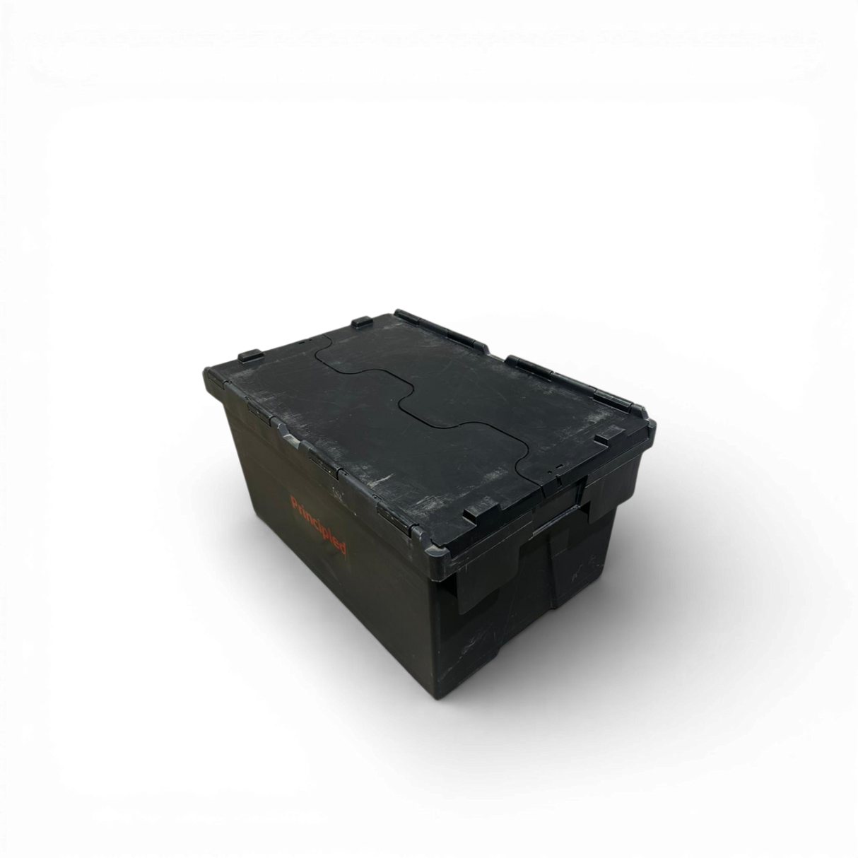 Heavy Duty Lidded 62 Litre Tote Boxes | Black | Pre-Owned