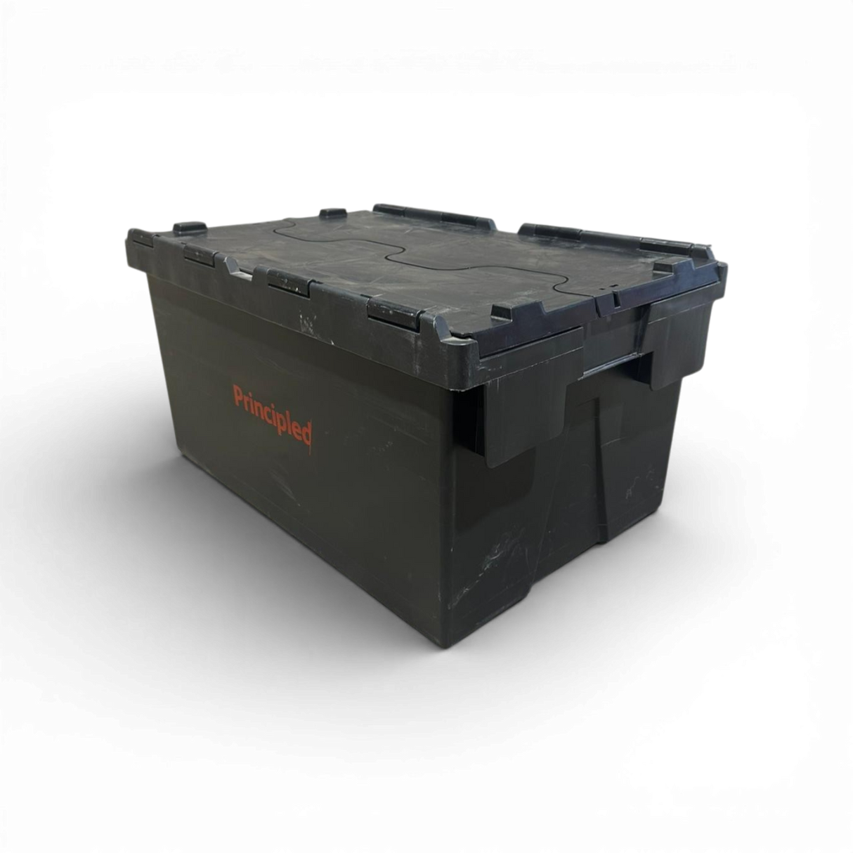 Heavy Duty Lidded 62 Litre Tote Boxes | Black | Pre-Owned