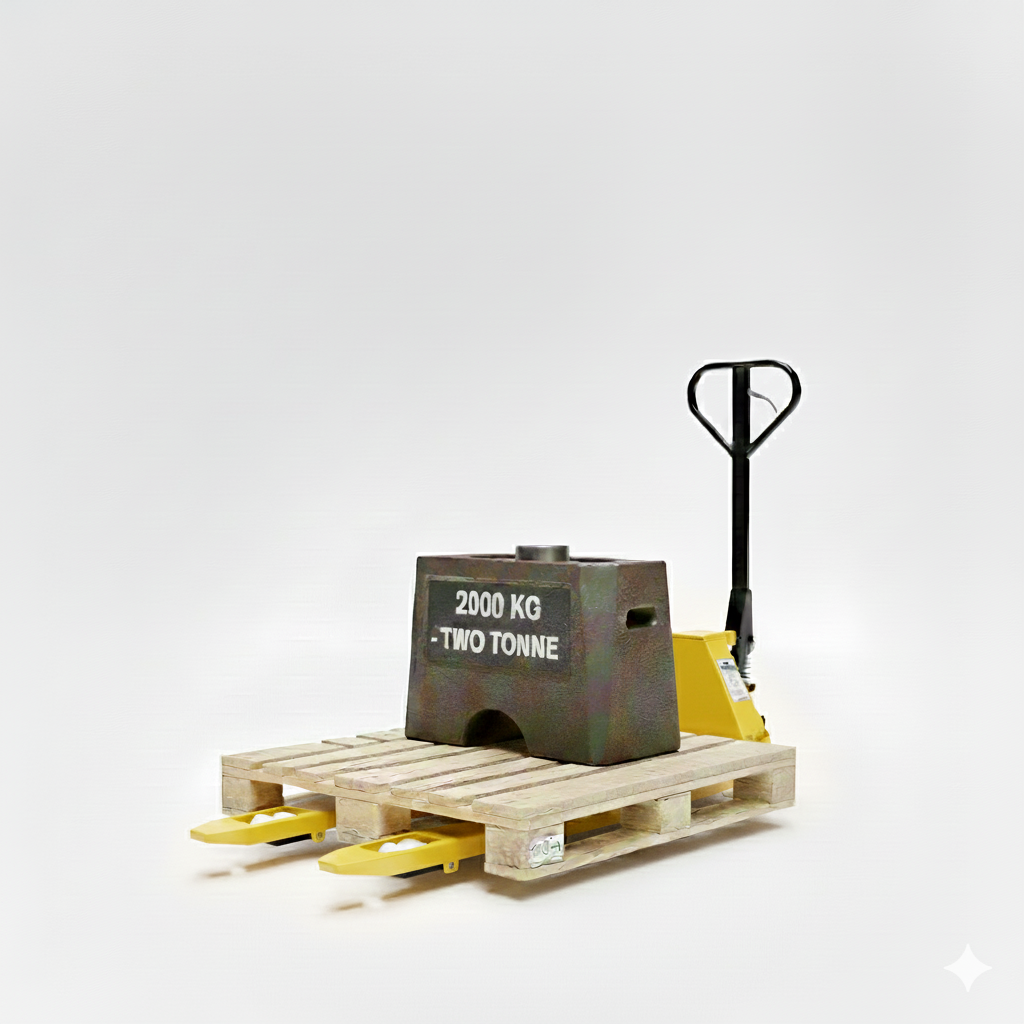 Heavy-Duty Manual Pallet Truck – Yellow | 2000kg Load Capacity | Warehouse Hand Pallet Jack