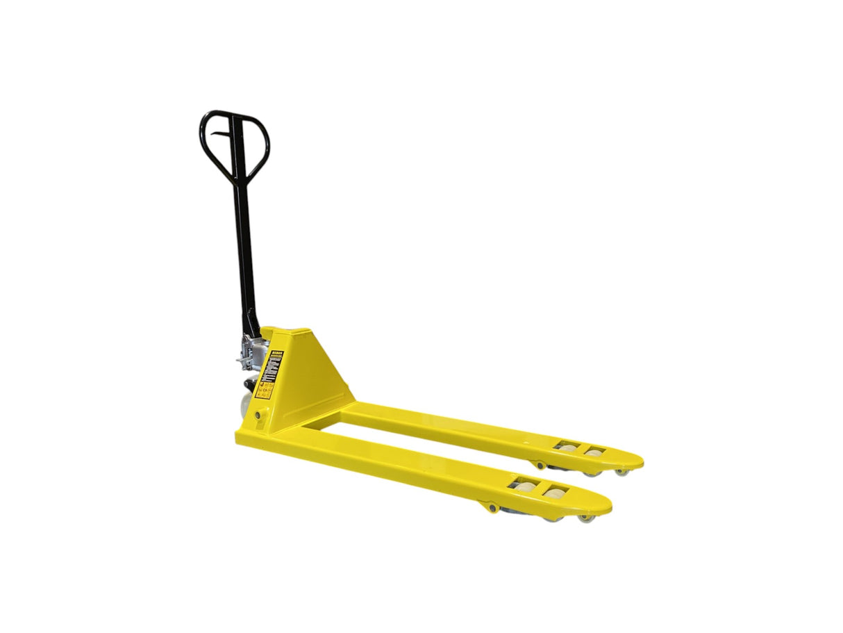 Heavy-Duty Manual Pallet Truck – Yellow | 2000kg Load Capacity | Warehouse Hand Pallet Jack