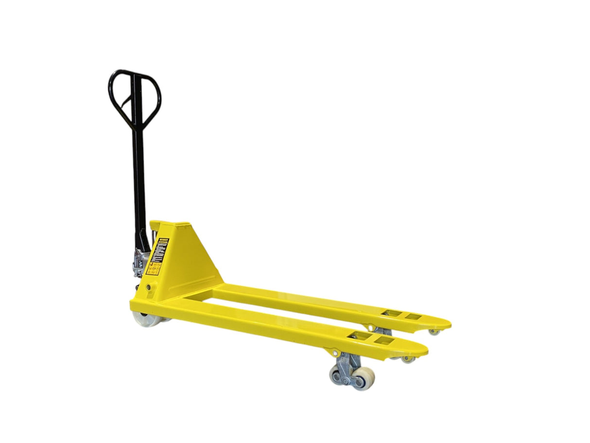 Heavy-Duty Manual Pallet Truck – Yellow | 2000kg Load Capacity | Warehouse Hand Pallet Jack