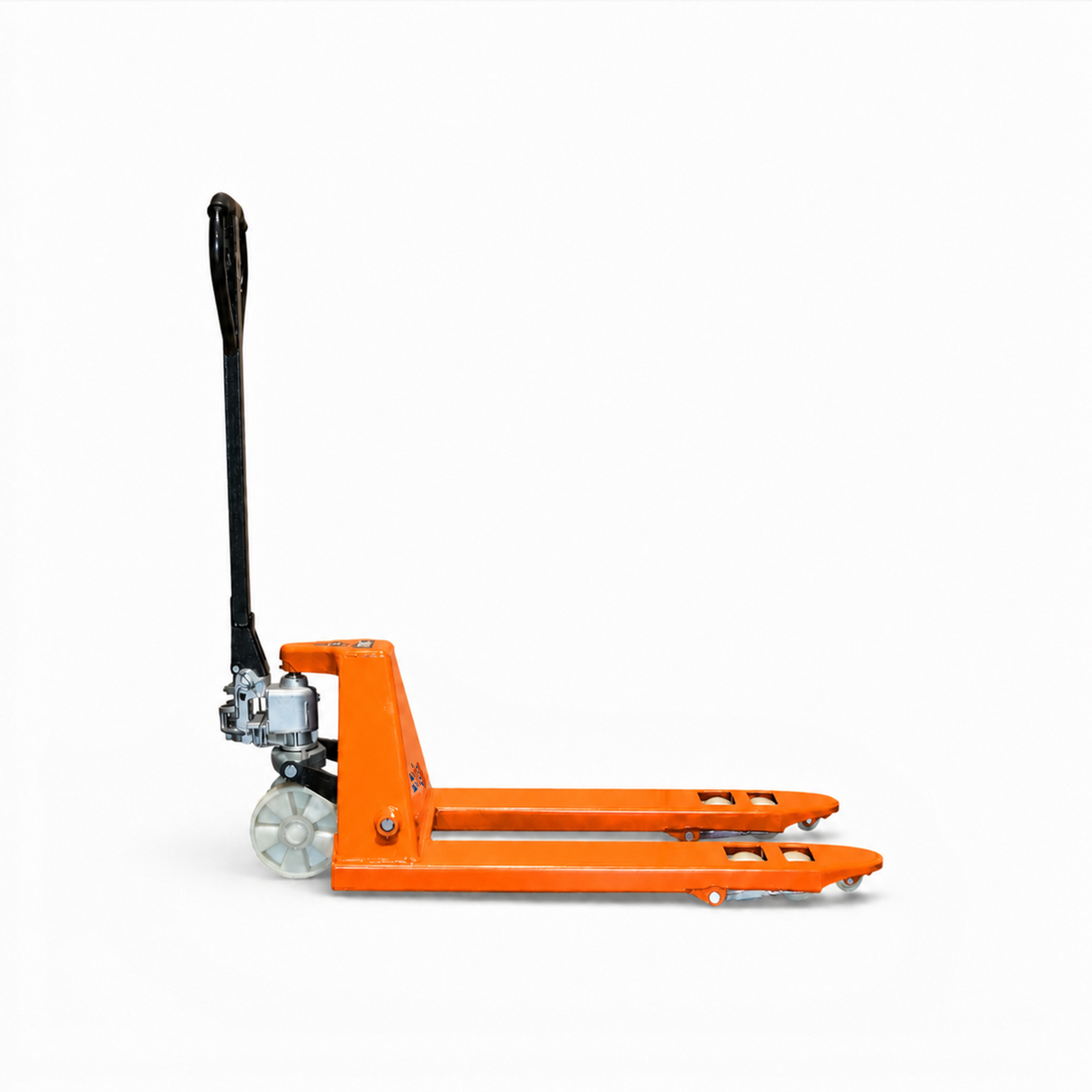 Extra Short Heavy Duty Orange Pallet Truck 2000kg - Manual Pump Truck for Warehouse Use