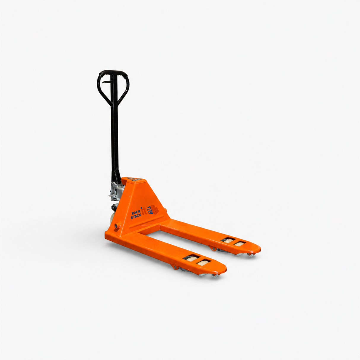 Extra Short Heavy Duty Orange Pallet Truck 2000kg - Manual Pump Truck for Warehouse Use