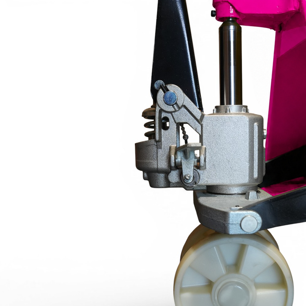 Heavy Duty Pink Pallet Truck 3000kg - Manual Pump Truck for Warehouse Use