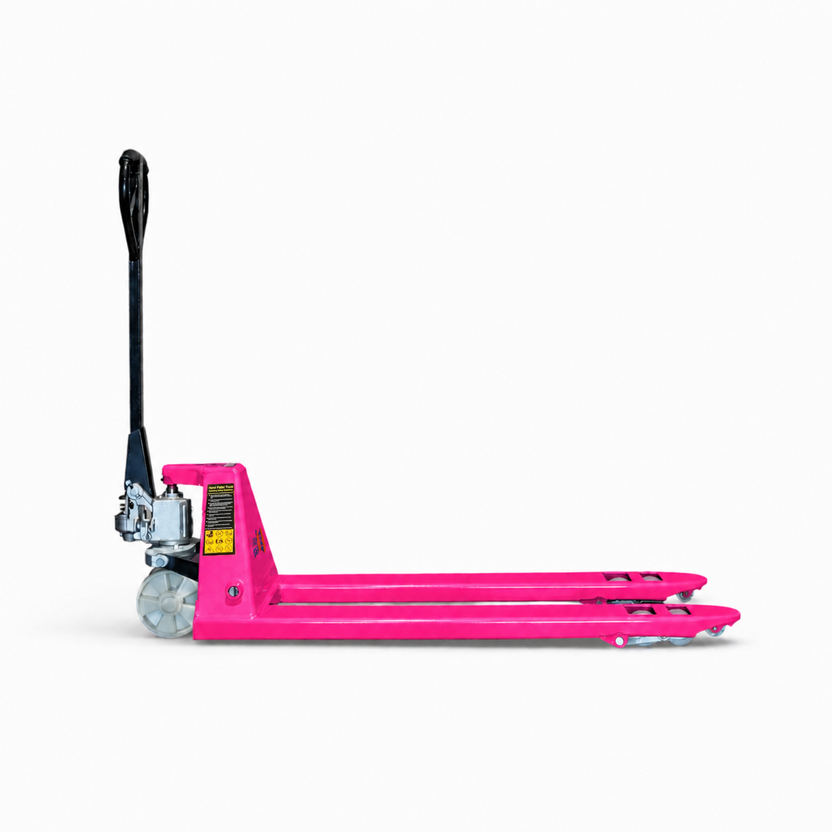 Heavy Duty Pink Pallet Truck 3000kg - Manual Pump Truck for Warehouse Use