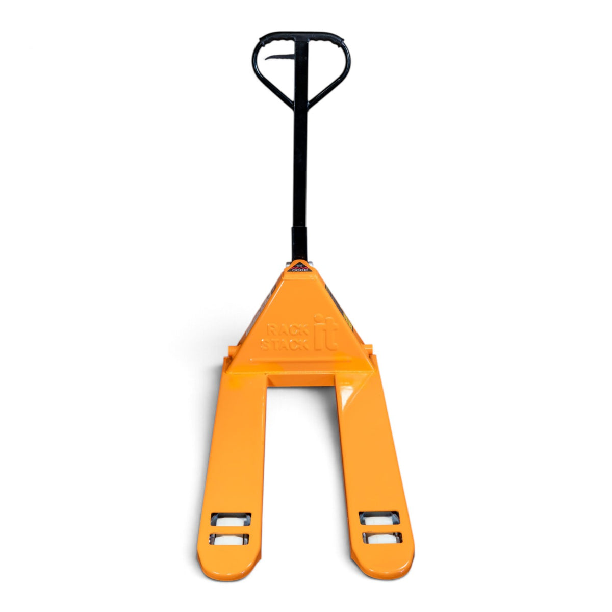 3000kg Heavy Duty Orange Pallet Truck - Manual Pump Truck for Warehouse Use