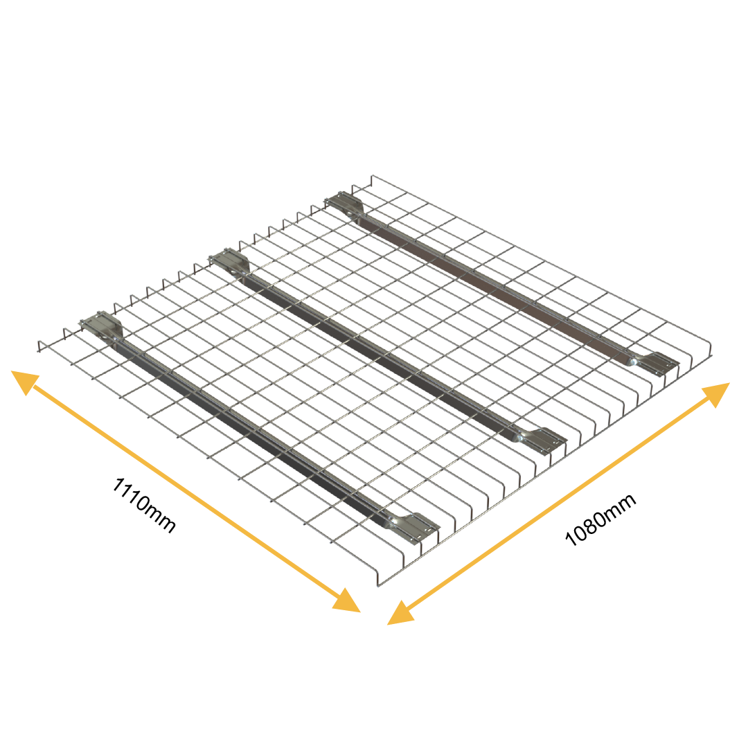 Bright Zinc Plated Pallet Racking Wire Mesh Deck – 1110mm x 1080mm | 1000kg UDL
