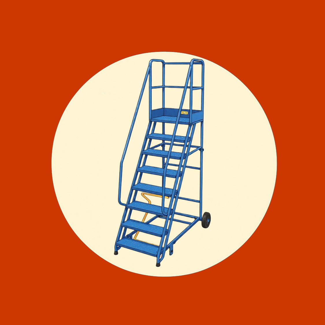 Step Ladder Fro Rack Rack It Stack It - Pallet Racking and Warehouse Accessory Specialists