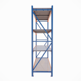 RackIt600 - Industrial Shelving Blue & Orange - 600mm Deep 2M High 1-4+ Bays