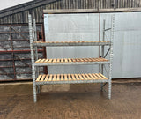 Galvanised Pallet Racking Bay 900mm Deep 2M - 4.5M