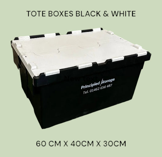 Stackable Lidded Tote Boxes