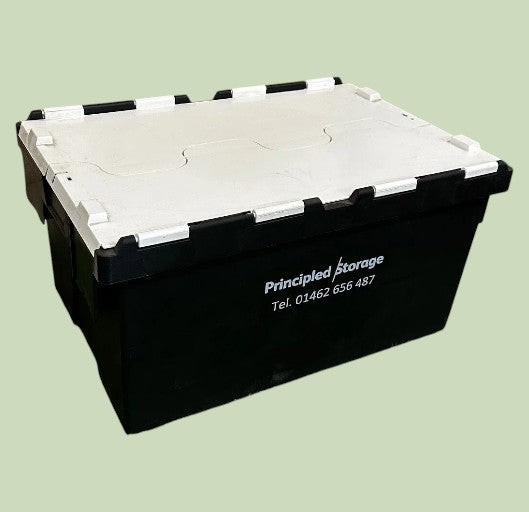Stackable Lidded Tote Boxes