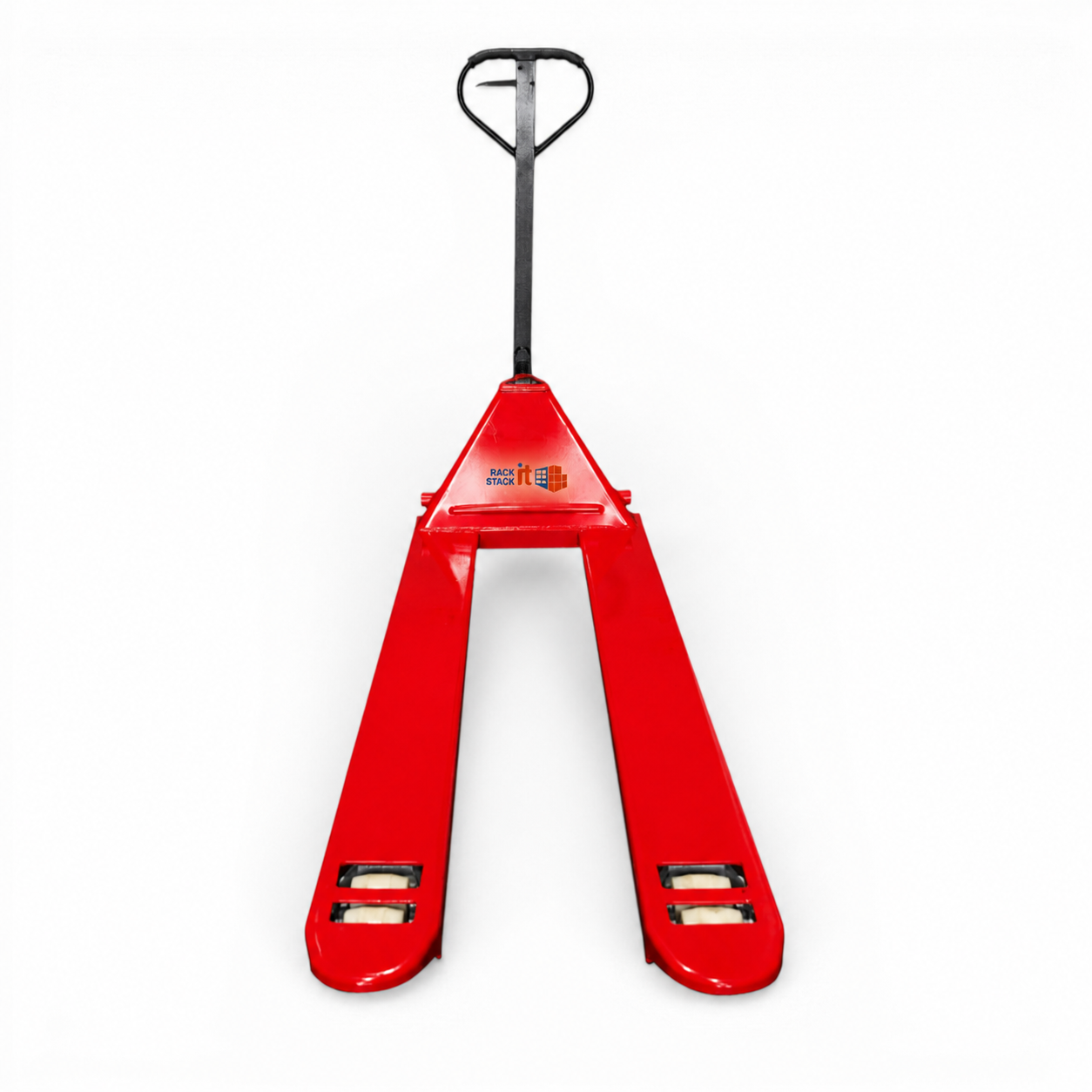Long Reach Heavy Duty Red Pallet Truck 2000kg - Manual Pump Truck for Warehouse Use