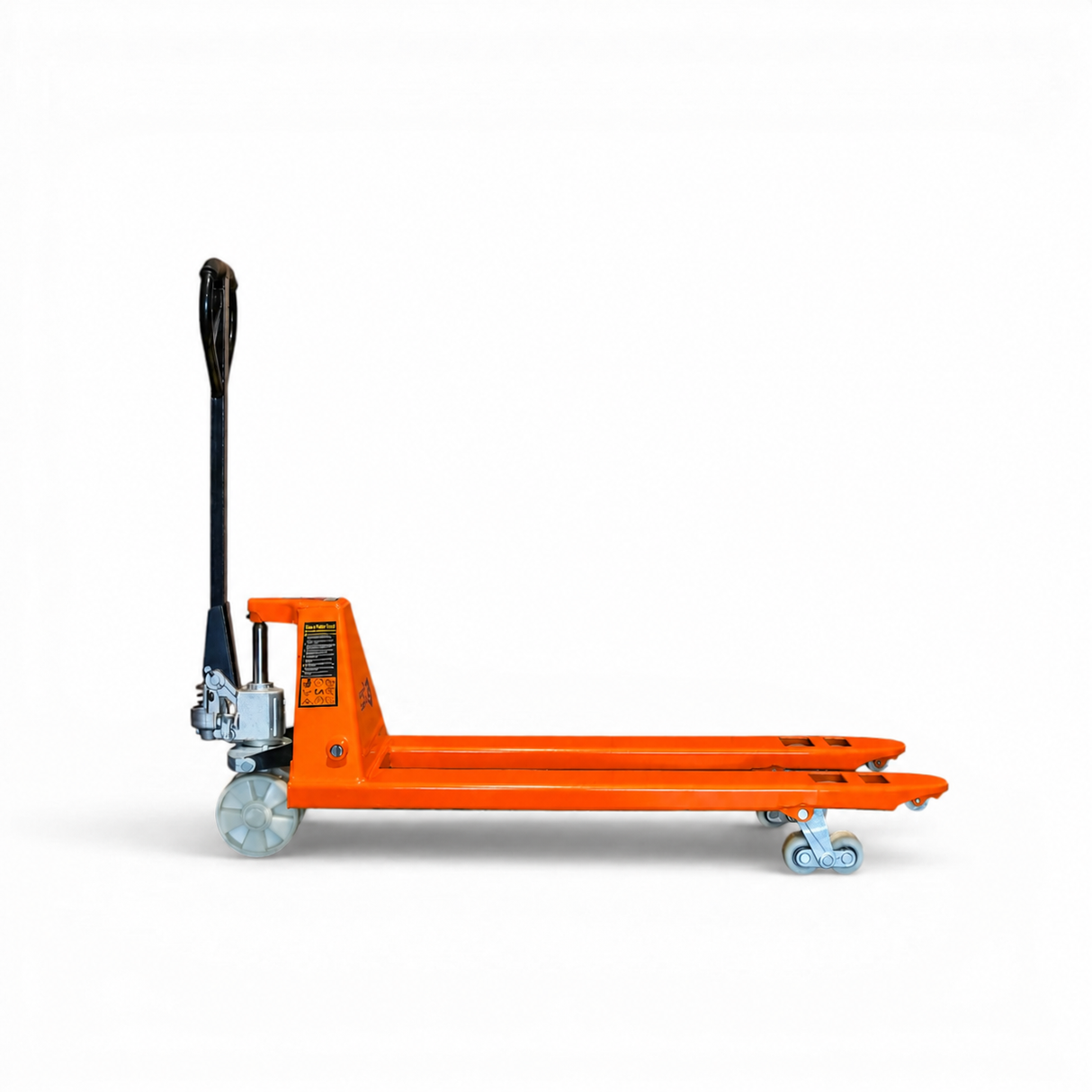 Heavy Duty Orange Pallet Truck 3000kg - Manual Pump Truck for Warehouse Use