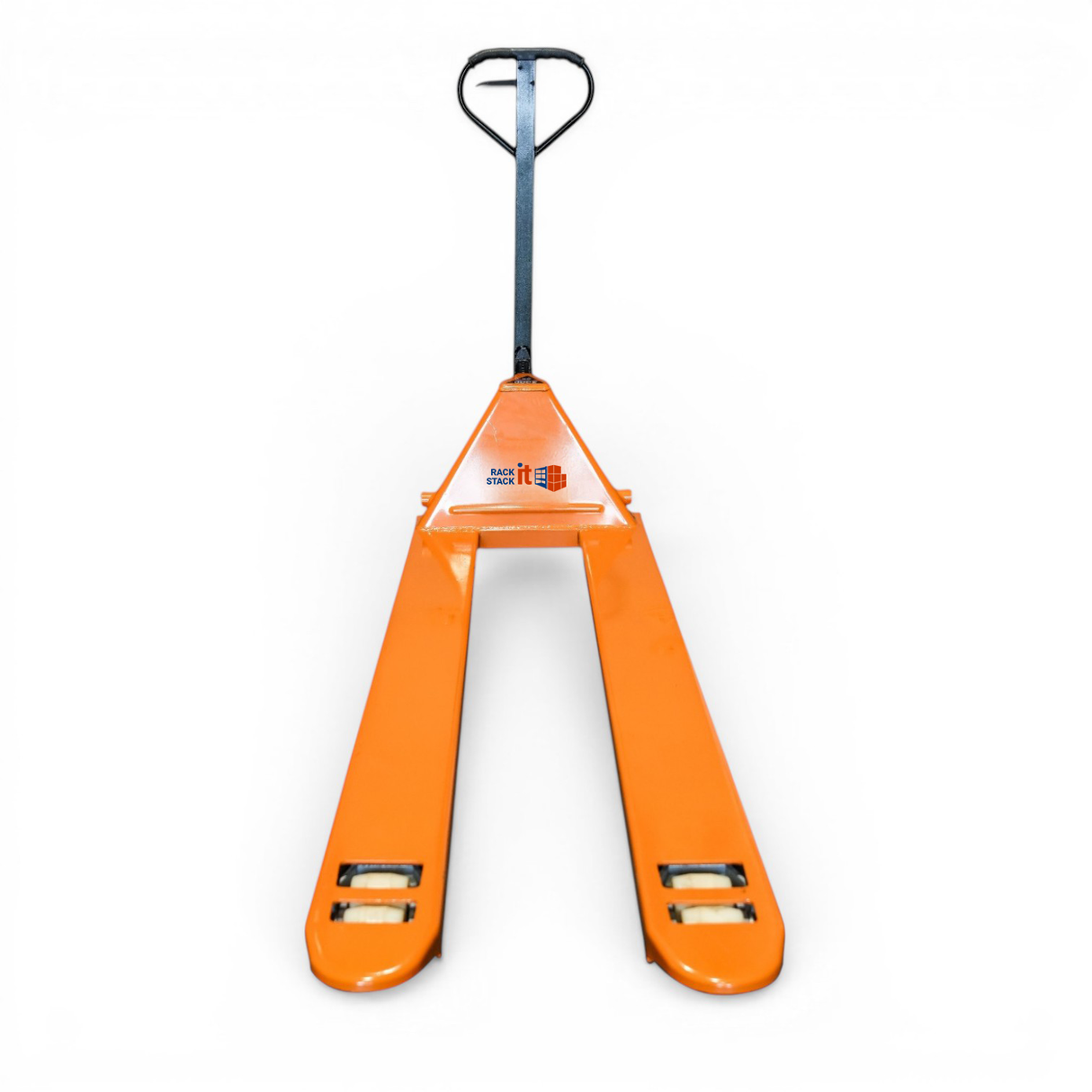 Long Reach Heavy Duty Orange Pallet Truck 2000kg - Manual Pump Truck for Warehouse Use