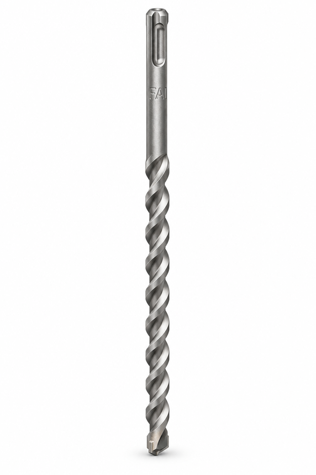 SDS Plus Masonry Hammer Drill Bit, 12mm diameter x 210mm length