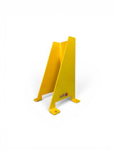 Super Heavy-Duty Pallet Racking Frame Leg Protector | 6.4mm Steel | Includes Floor Bolts | Yellow