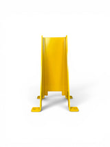 Super Heavy-Duty Pallet Racking Frame Leg Protector | 6.4mm Steel | Includes Floor Bolts | Yellow