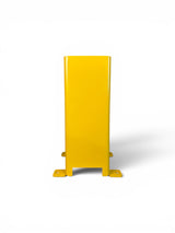 Super Heavy-Duty Pallet Racking Frame Leg Protector | 6.4mm Steel | Includes Floor Bolts | Yellow