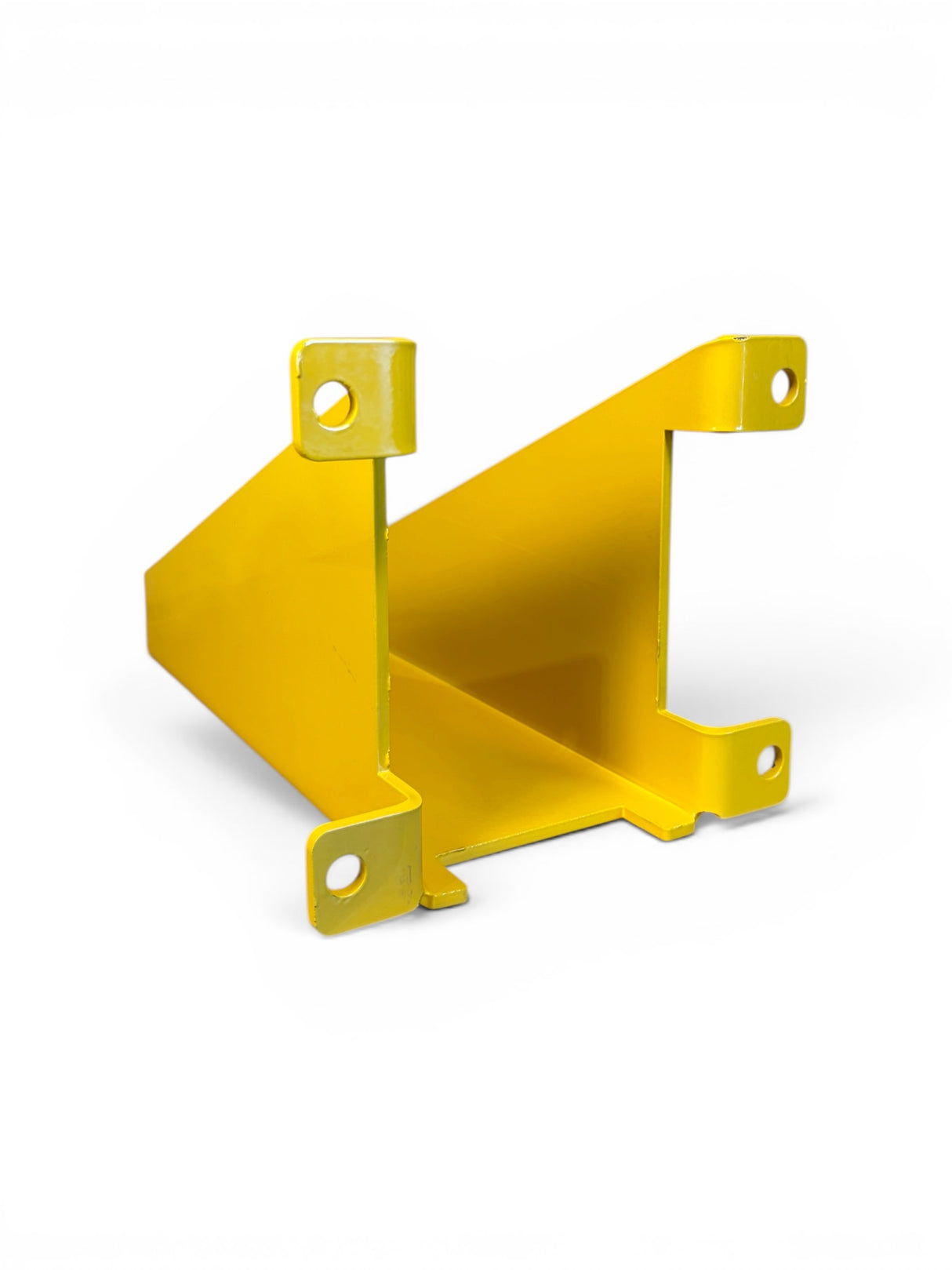 Super Heavy-Duty Pallet Racking Frame Leg Protector | 6.4mm Steel | Includes Floor Bolts | Yellow