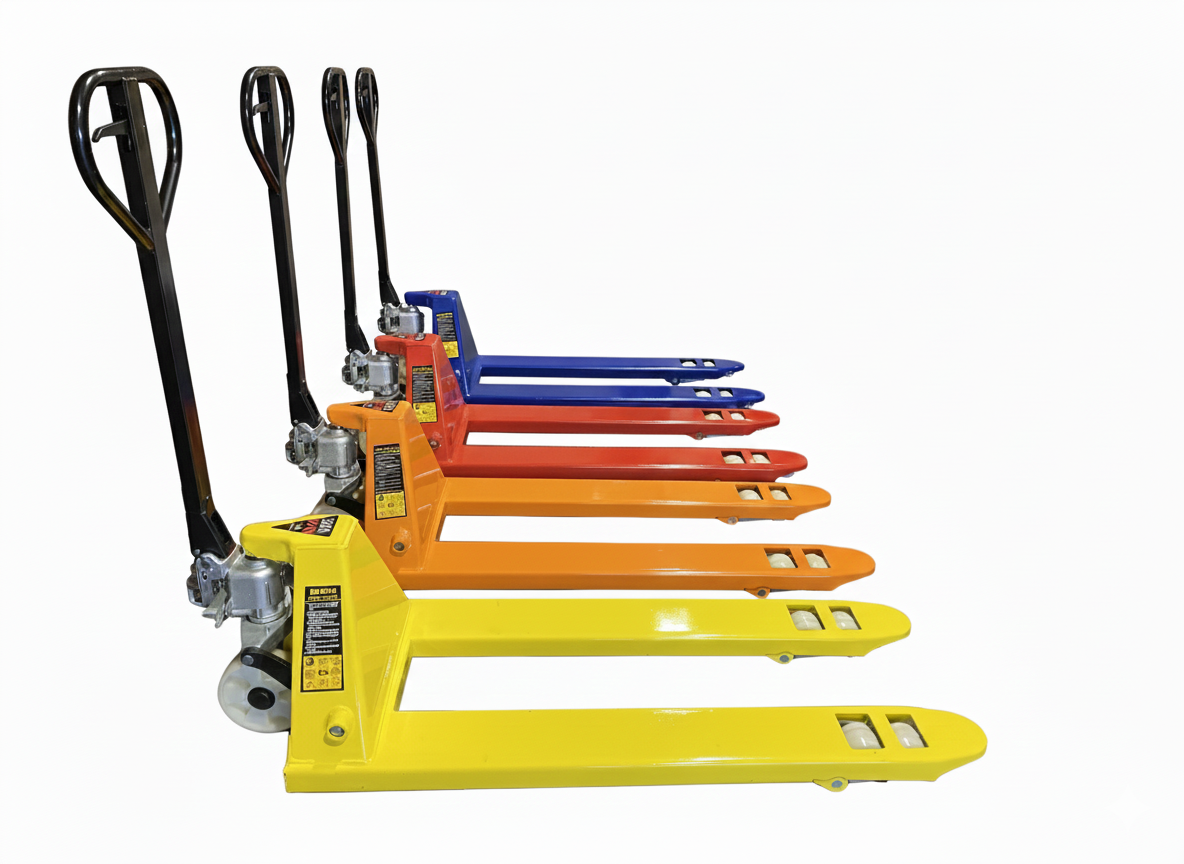 Heavy-Duty Manual Pallet Truck – Red | 2000kg Load Capacity | Warehouse Hand Pallet Jack