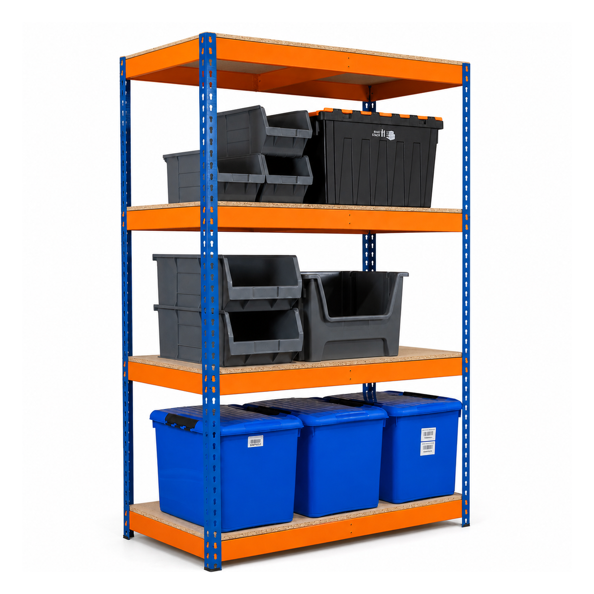 Rack It Stack It Heavy Duty Shelving Unit 120x60x183cm | 400kg Per Shelf