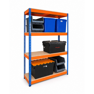 Rack It Stack It Heavy Duty Shelving Unit 120x45x183cm | 400kg Per Shelf