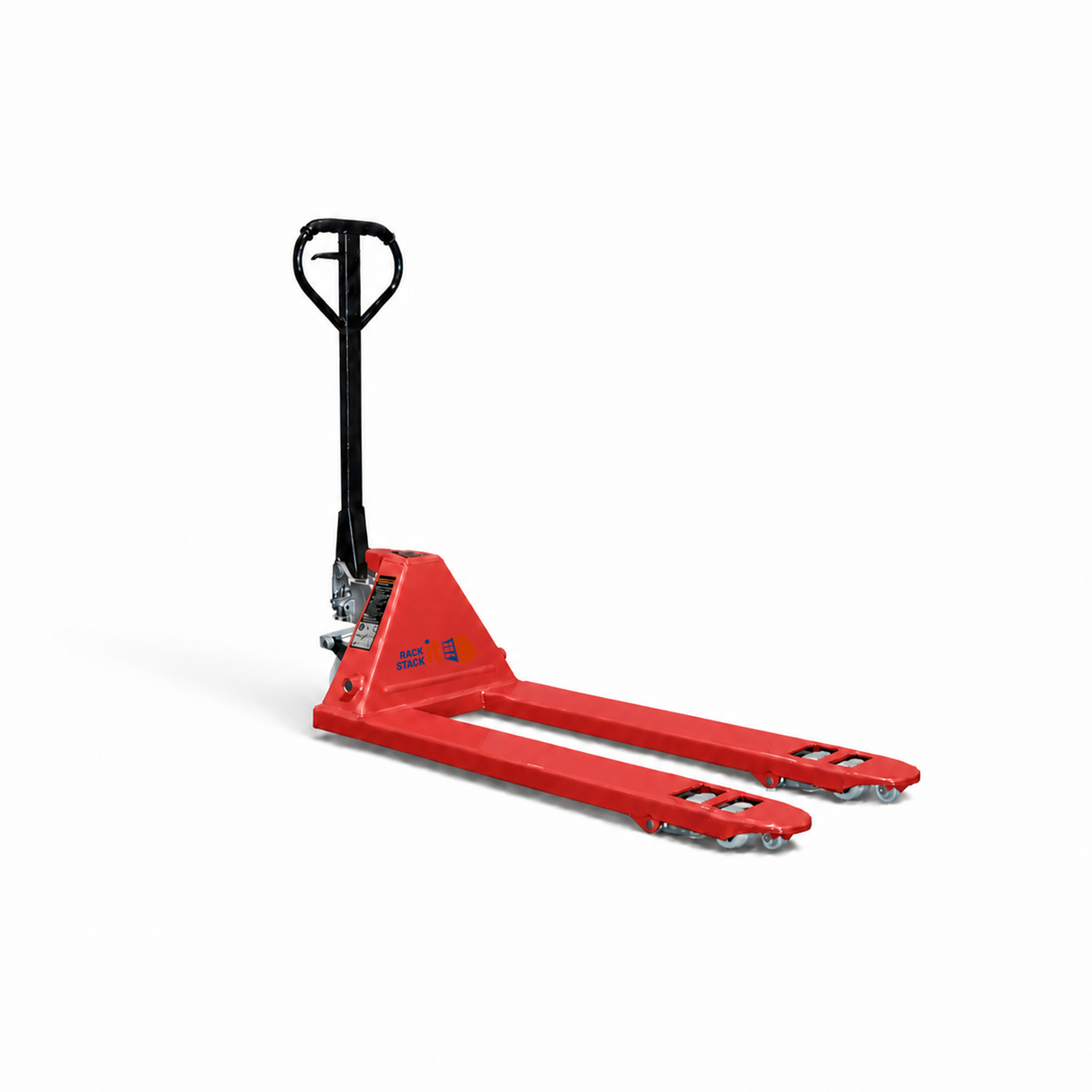 Heavy Duty Red Pallet Truck 3000kg - Manual Pump Truck for Warehouse Use