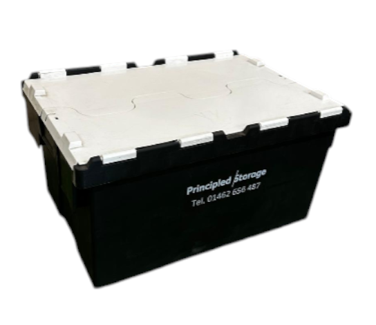 Stackable Lidded Tote Boxes