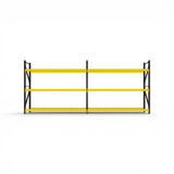 Heavy Duty Tyre Racking – Black & Yellow | 550mm Deep x 2000mm High | 1 to 4+ Bays Available | Industrial Shelving Unit