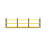 Heavy Duty Tyre Racking – Black & Yellow | 550mm Deep x 2000mm High | 1 to 4+ Bays Available | Industrial Shelving Unit