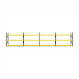 Heavy Duty Tyre Racking – Black & Yellow | 550mm Deep x 2000mm High | 1 to 4+ Bays Available | Industrial Shelving Unit