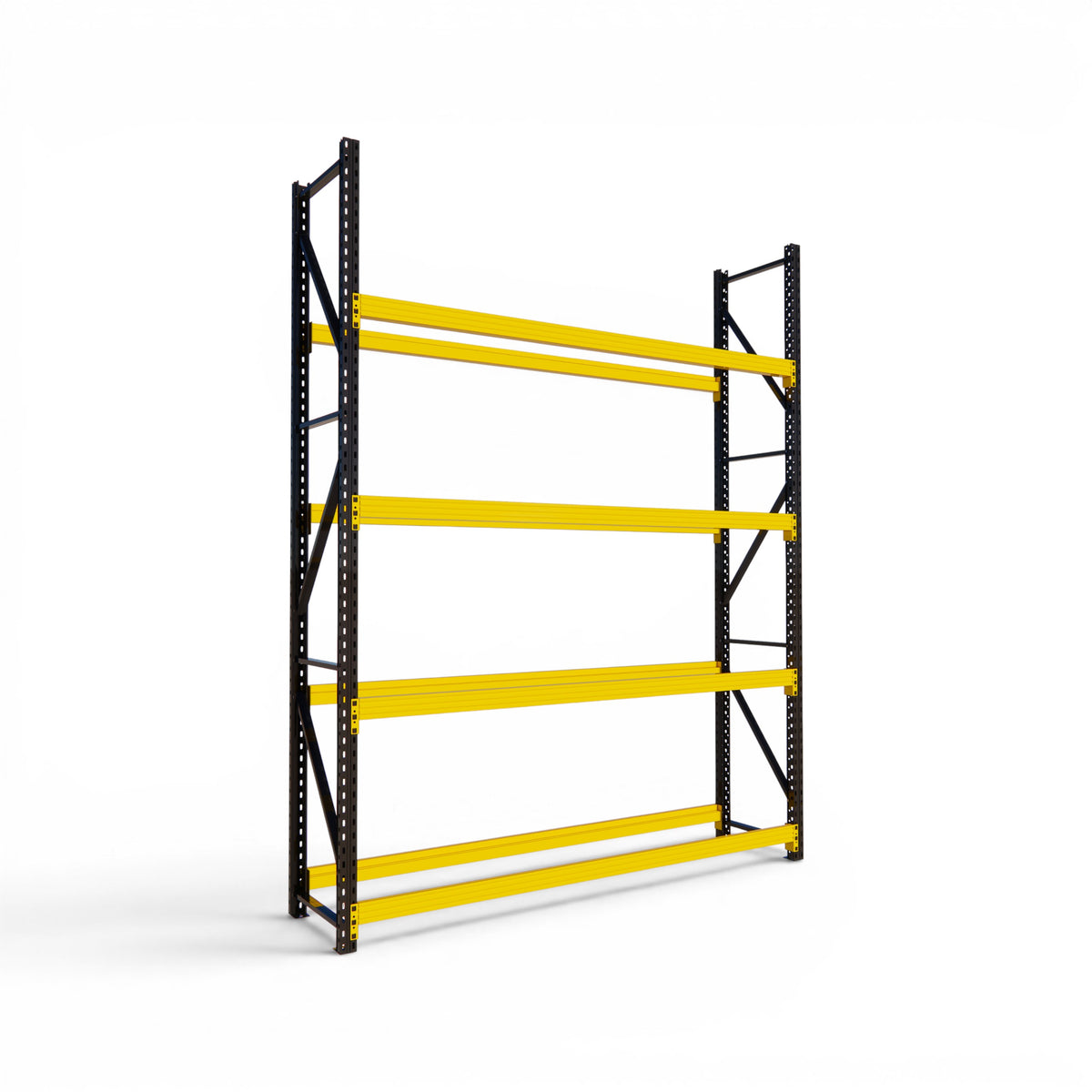 Yellow Warehouse Racking Heavy Duty Tyre Racking โ Black & Yellow | 2250mm Wide x 3000mm High ...