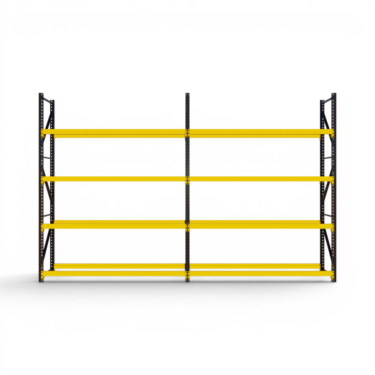 Yellow Warehouse Racking Heavy Duty Tyre Racking โ Black & Yellow | 2250mm Wide x 3000mm High ...