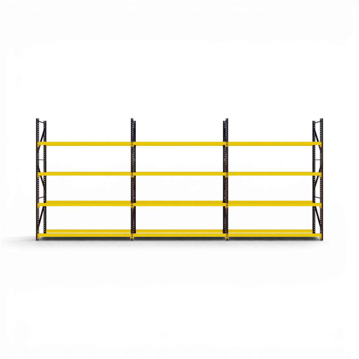 Yellow Warehouse Racking Heavy Duty Tyre Racking โ Black & Yellow | 2250mm Wide x 3000mm High ...