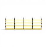 Heavy Duty Tyre Racking – Black & Yellow | 550mm Deep x 3000mm High | 1 to 4+ Bays Available | Industrial Shelving Unit