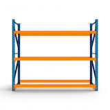 Heavy Duty Tyre Racking – Blue & Orange | 550mm Deep x 2000mm High | 1 to 4+ Bays Available | Industrial Shelving Unit