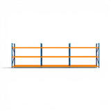 Heavy Duty Tyre Racking – Blue & Orange | 550mm Deep x 2000mm High | 1 to 4+ Bays Available | Industrial Shelving Unit