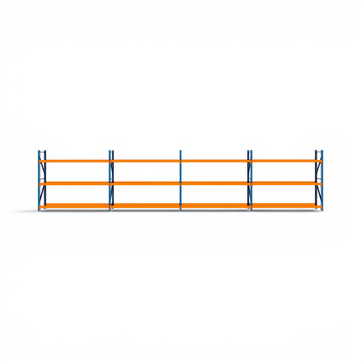 Heavy Duty Tyre Racking – Blue & Orange | 550mm Deep x 2000mm High | 1 to 4+ Bays Available | Industrial Shelving Unit