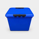 Used Curver 52L Storage Boxes with Clip-Lock Lids | Pack of 5 | Free Delivery
