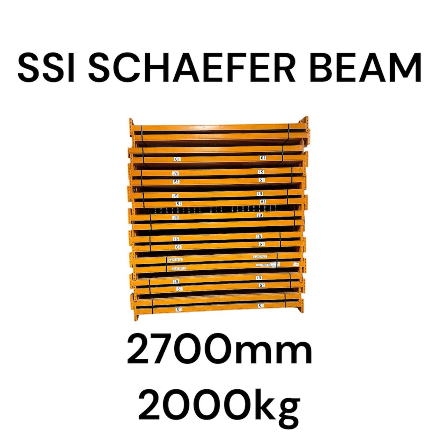 SSI Schaefer | 2700mm Beam – Rack It Stack It