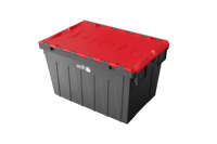 Heavy Duty Storage Tote Boxes | 63 Litre / 30kg Capacity | Choice of Coloured Lids